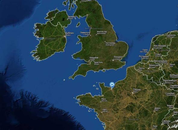 замок Кан (расположение)