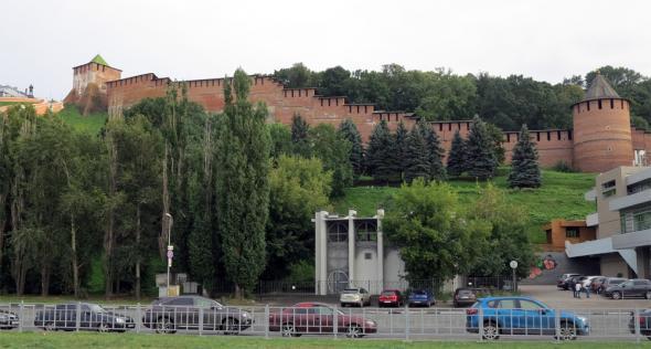 Нижний Новгород, вид с берега на северную сторону