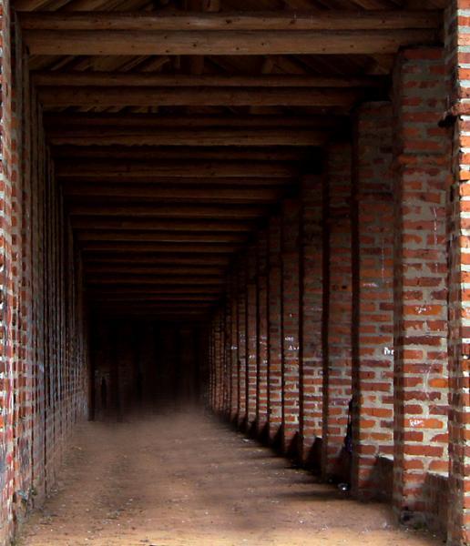 верхняя галерея стены