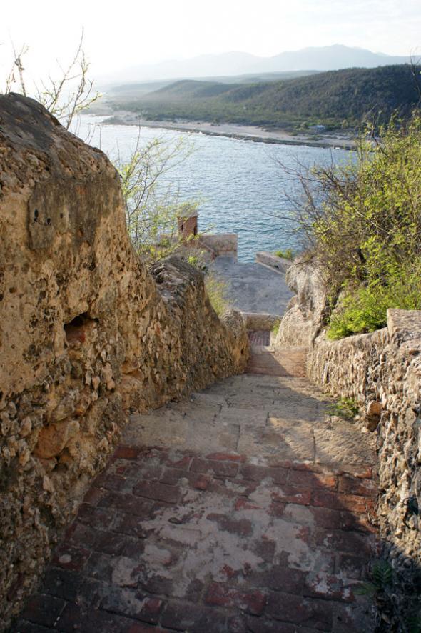 Кастильо дель Морро, подъём в цитадель