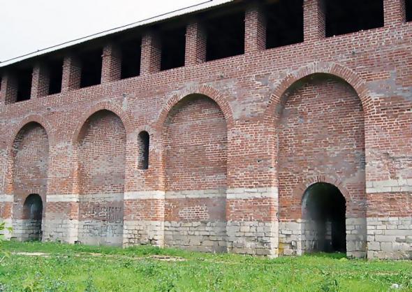 участок стены - вид изнутри