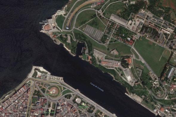 бастионы Гаваны, вид сверху