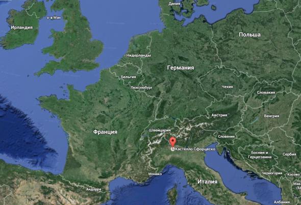 Расположение на карте.